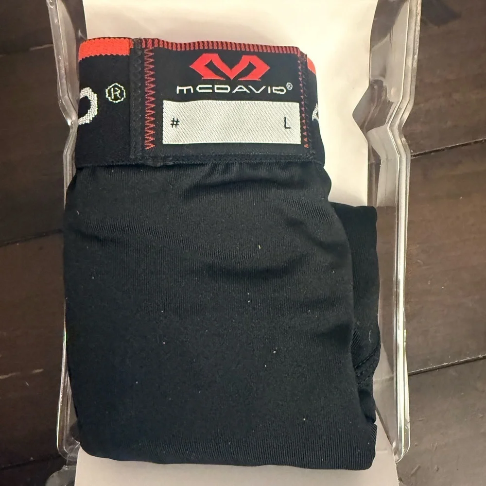 McDavid 9255 Performance Boxer Support Compression Shorts Black Large NIP